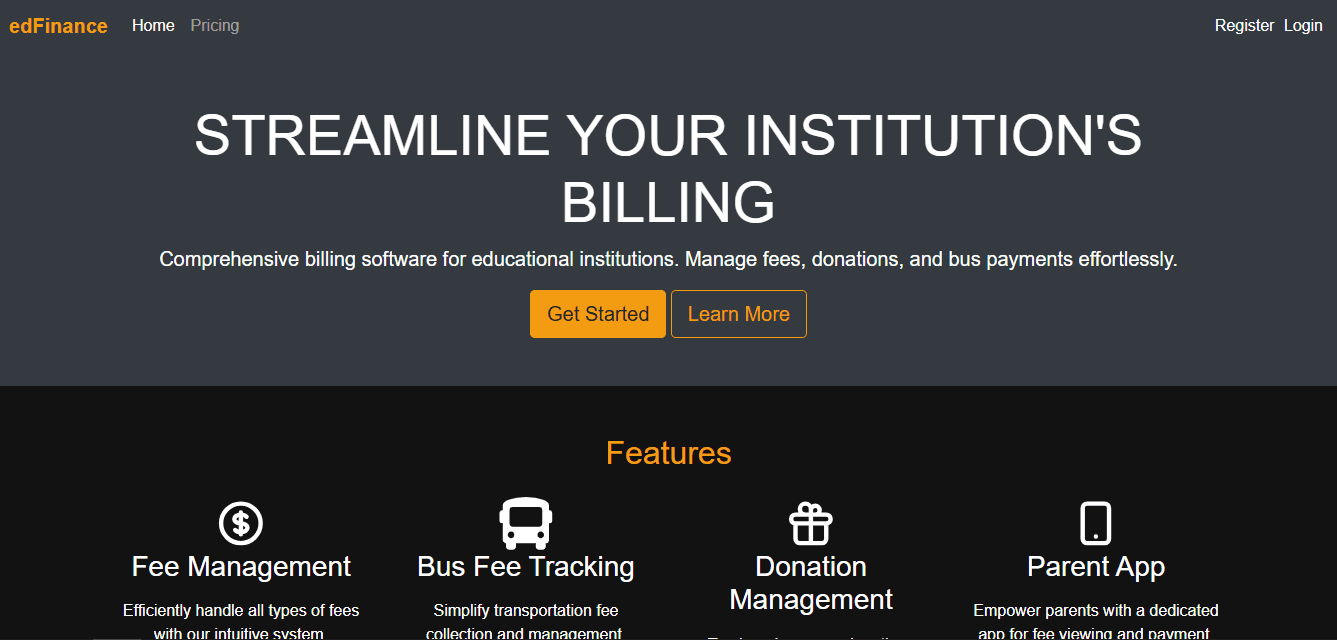 EdFinance screenshot